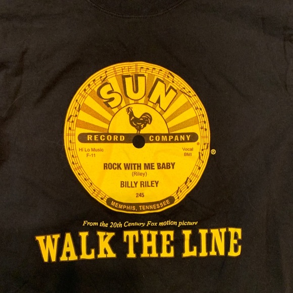 Sun Records Johnny Cash Walk the Line Movie Tee - Picture 4 of 5